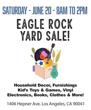 Eagle Rock Yard Sale - Furniture, Music Gear, Cookware, Toys and More!
