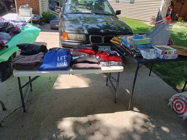 Yard Sale rescheduled due to rain