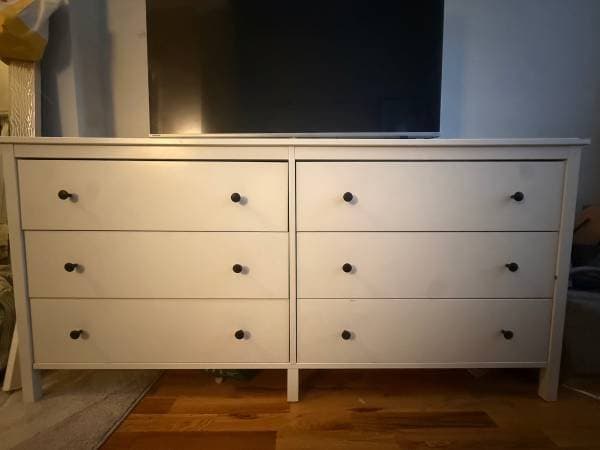 Dresser - White 6-drawer