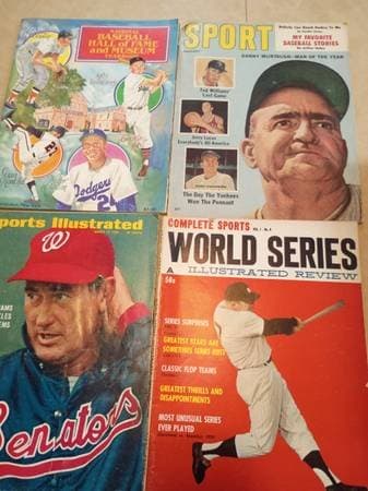 Games,orioles programs, vintage kitchen