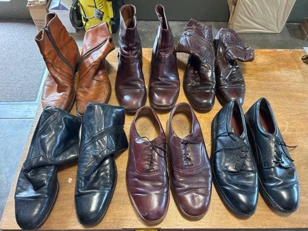 Antiques, art, shoes and jackets galore!