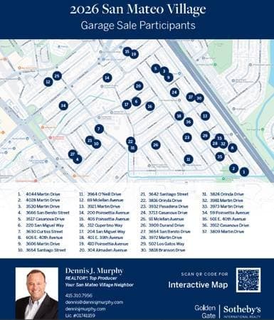 35+ Home Garage Sale in San Mateo Village