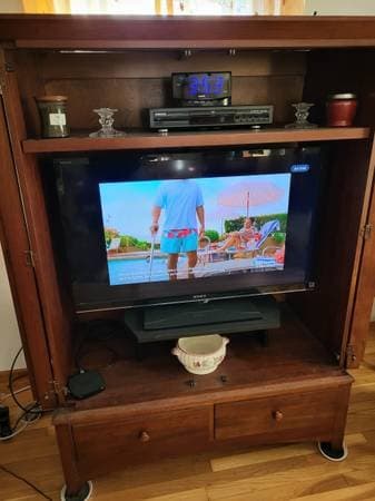 Featuring Ethan Allen Entertainment Center- Upper Arlington