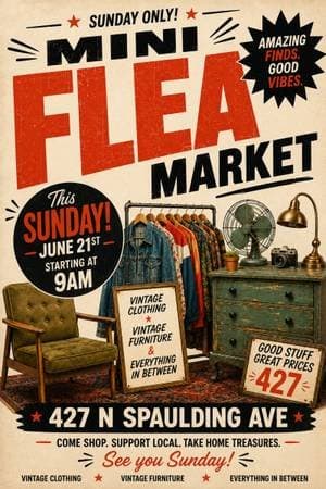 Mini Flea Market Multi-Unit Yard Sale