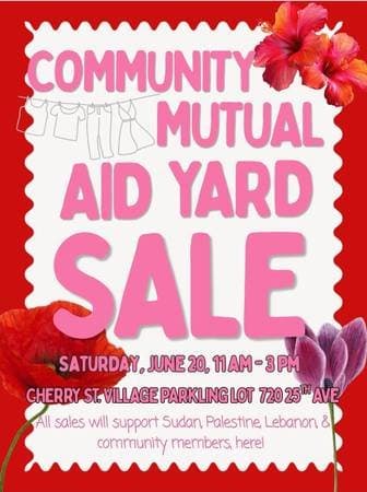 Fundraiser yard sale!