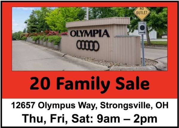 Olympia 20 Family Neighborhood Sale