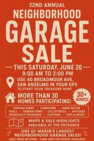 22nd Annual Morningside Neighborhood Garage Sale!