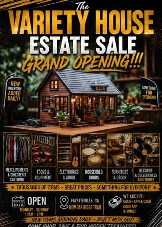 The Variety House: Estate Sale!!!