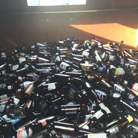 Free empty bottles