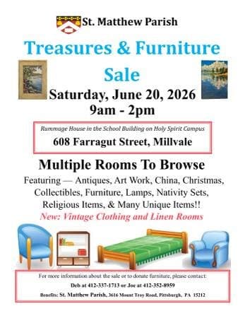 Treasures & Furniture Sale