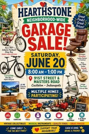 NEIGHBORHOOD WIDE GARAGE SALE