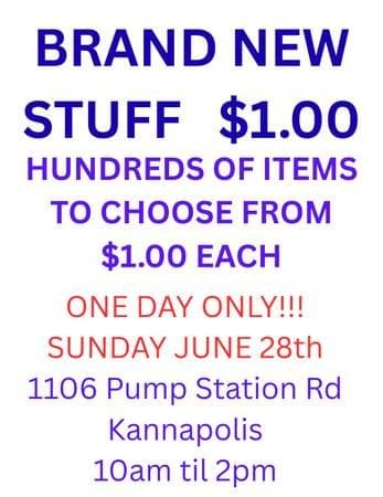ONE DAY ONLY BLOWOUT SALE