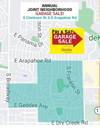 Southglenn & Southwind Neighborhood Garage Sale: 7/10 & 7/11