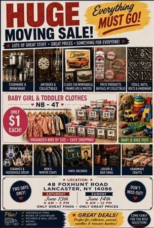 GARAGE SALE