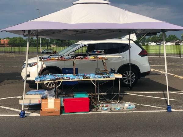 Selling Miniature Cars at Archbishop Ryan Classic Car Show Rain Date