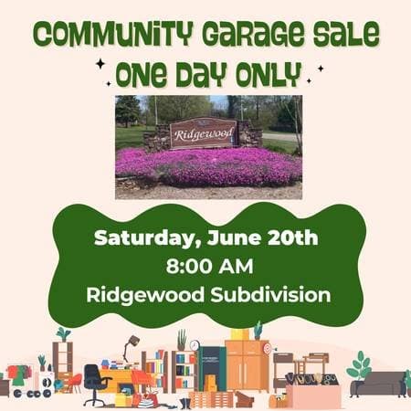 RIDGEWOOD NEIGHBORHOOD YARD SALE