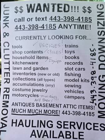 Estate items WANTED !