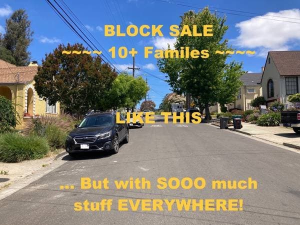 BLOCK SALE 10+ Families 9-3 6/27 & 6/28
