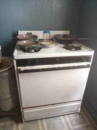 Stainless steel refrigerator Whirlpool and OVEN