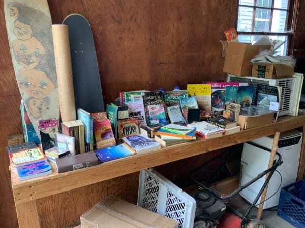 Moving sale and free pile. Everything must go