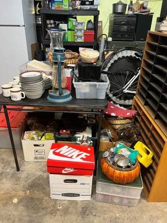 THIS MORNING AT 8 AM! HUGE 2 HOUSE GARAGE SALE! Something for Everyone