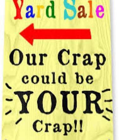 Yard Sale Saturday May 16