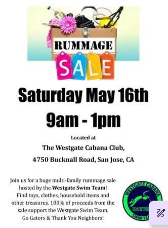 Rummage Sale at Westgate Cabana