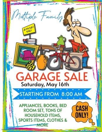 Yard Sale - May 16