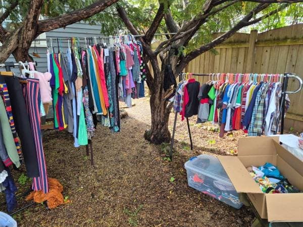Rummage sale in Bay View's "Secret Garden"