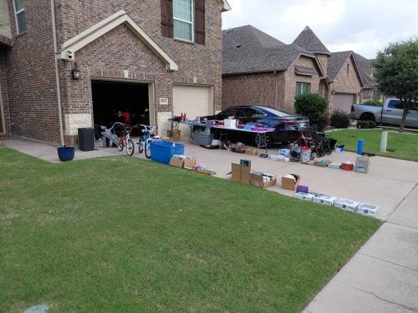 Two family garage sale