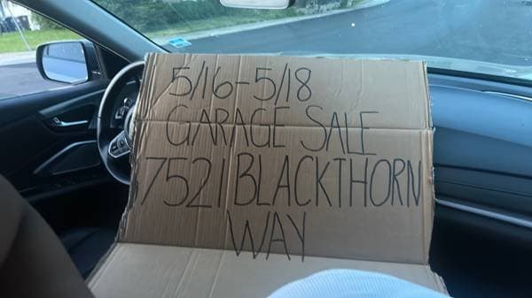 Black owned yard sale