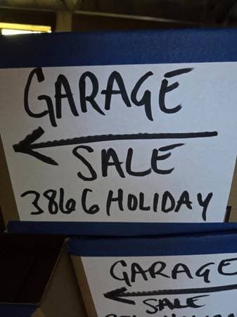 Garage Sale! All Must Go