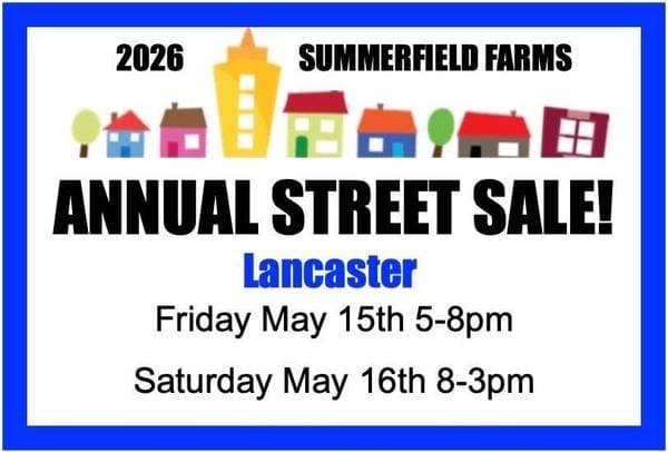 ~~ Summerfield Farms ANNUAL STREET SALE ~~
