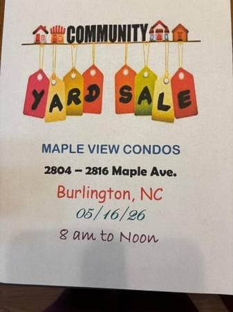 Community Yard Sale