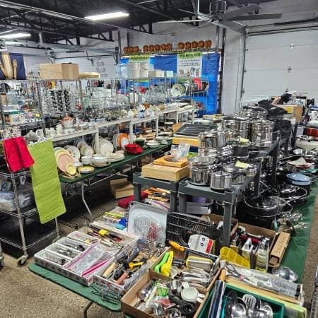 Huge indoor yard Sale May 15th-17th 9-4, 1811 6th Street Wyandotte