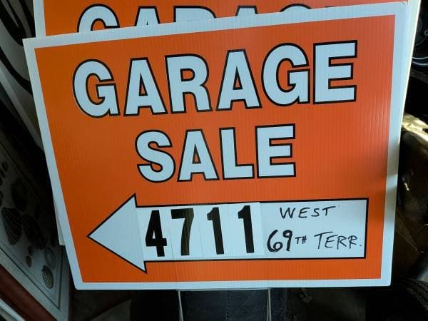 Garage Sale 69thTerrace and Roe