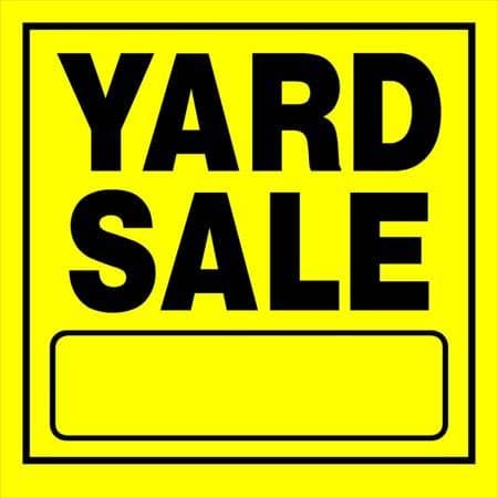 Yard sale. 06/06/2026