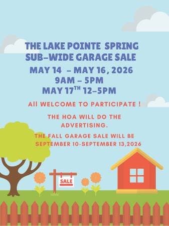 Sub-Wide Garage Sale Event