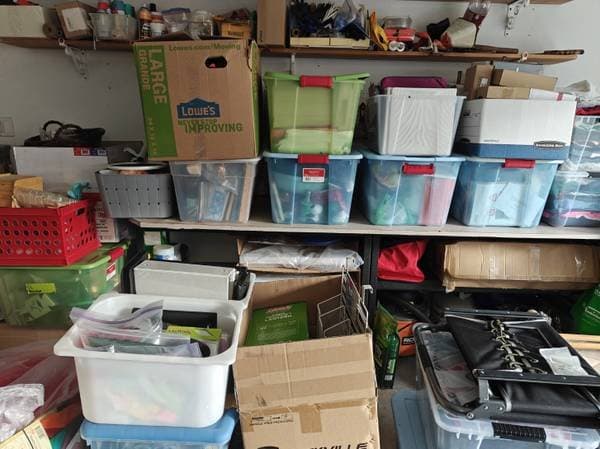 3 families garage sale. Lots of things to go.