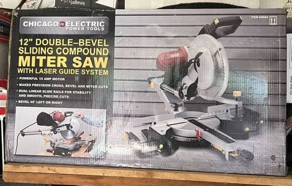Brand New, 12" double bevel sliding compound miter saw for sale