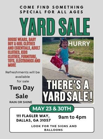 2 Day Huge Yard Sale