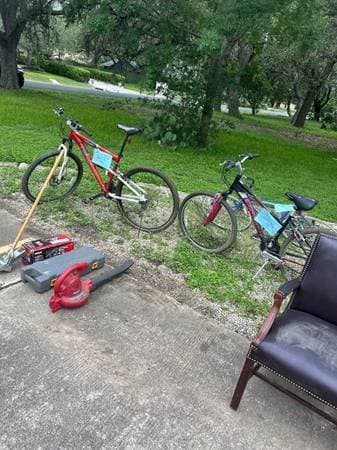 Long awaited semi annual garage sale Helotes Park Estates RX Trail