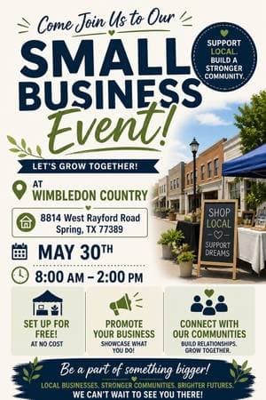 Small business vendor event / community Garage Sale