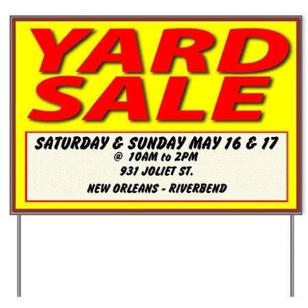 YARD SALE