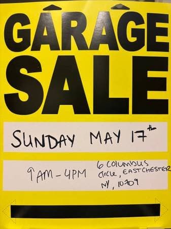 GARAGE SALE