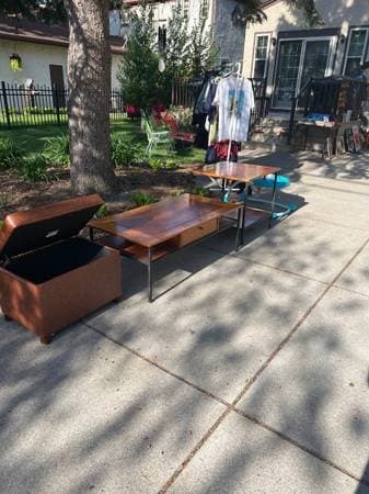 Huge garage sale.