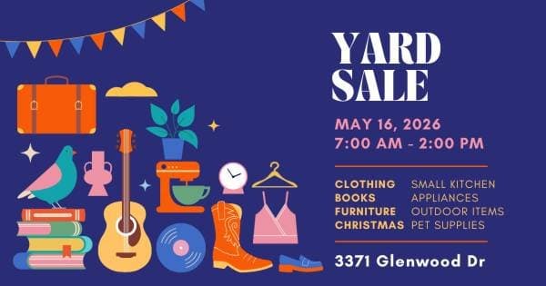 Multiple Family Yard Sale!!!