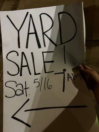 Yard sale!!! 5/16