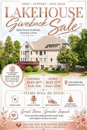 The Lakehouse Garage Sale!!!