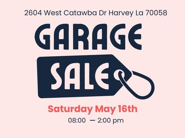 GARAGE SALE